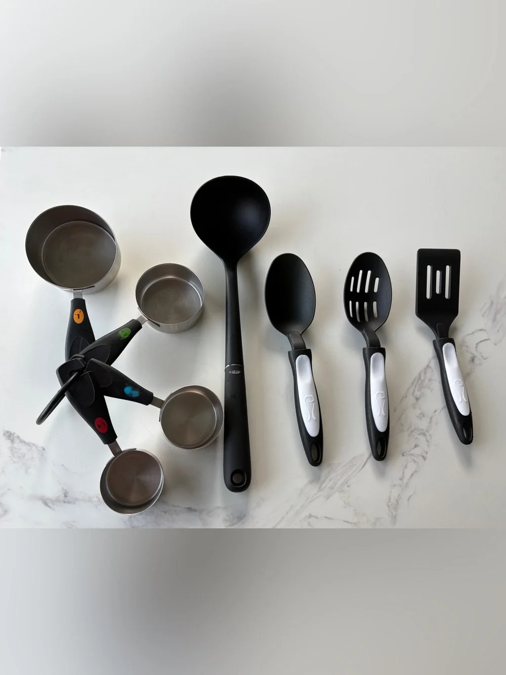 Oxo and Xtrema Kitchen Tools Set (Serving Utensils and Measuring Cups)